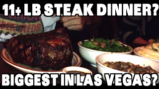 Giant 120 Ounce Steak Challenge w 3 Family Sides 350 Biggest in Las Vegas  FreakEating [upl. by Idnac]