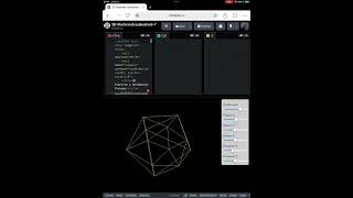 3D Viachran Icosahedron HTML CSS JAVASCRIPT 3D ICOSAHEDRON VIACHRAN [upl. by Lledor]