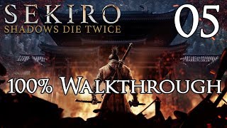 Sekiro Shadows Die Twice  Walkthrough Part 5 Gyoubu Oniwa [upl. by Calvinna497]