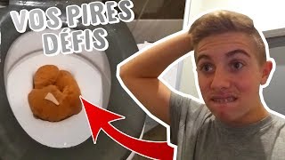 VOS PIRES DÉFIS LES PLUS WTF   JE JETTE BOBBY DANS LES TOILETTES  ÇA TOURNE MAL EXPLICATION [upl. by Danna]