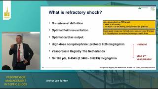 VASOPRESSOR MANAGEMENT IN SEPTIC SHOCK ISICEM 2023 [upl. by Supat666]