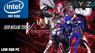 Shin Megami Tensei V Vegeance Yuzu Intel HD 520 Low End PC [upl. by Adlitam]