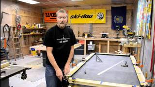 How to Build a Pool Table Part 7  Efforts in Frugality  Episode 5 [upl. by Fisch509]