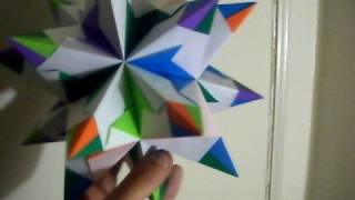 The Great Stellated Dodecahedron Modular Origami [upl. by Chamberlain]