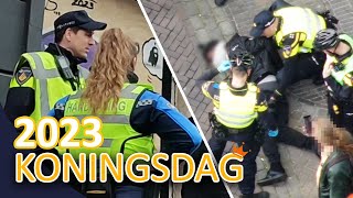 Politie  Koningsdag amp Nacht in Utrecht  2023 [upl. by Ardnikal]