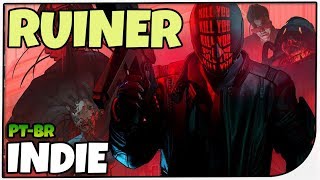 Ruiner PS4 Gameplay Cyberpunk trifft TwinstickShooter  1 Stunde mit [upl. by Giffard]