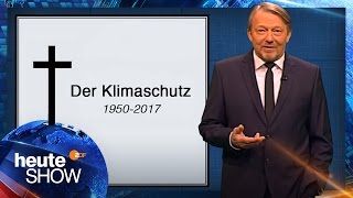 RIP Klimaschutz Dietmar Wischmeyer hält die Grabrede  heuteshow vom 07042017 [upl. by Hasheem]