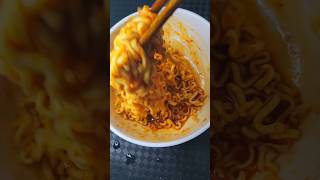 Trying samyang tteokbokki noodles shortsasmr cookingnoodlesnoodlesrecipeviral trendingfyp [upl. by Aneekat]