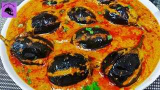 BAGARE BAINGAN  Hyderabadi Nizams Style Authentic Brinjal Curry  Bharwa Baingan  Cook With Fem [upl. by Wallack]