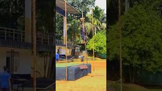 Pole vault I drills polevault srilanka  💪😱athletics sport [upl. by Nnylyt914]