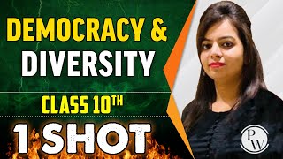 Democracy amp Diversity in 1 Shot  Everything Covered  Class 10th Board  Pure English [upl. by Ansell]