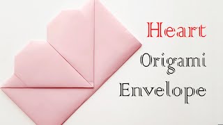 Origami Heart Envelope [upl. by Roinuj]