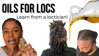 The Best Oils For Your Locs From A Loctician  Essential Oils vs Carrier Oils  How to Use Them [upl. by Kristof]