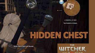 Witcher 3  Hidden chest in A Towerful of Mice [upl. by Yuht]