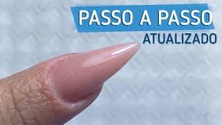 APRENDA COMO FAZER UNHAS STILETTO NA FIBRA l PRATICANDO COM A GRAZI [upl. by Tartan]