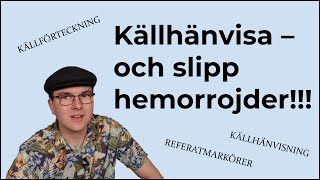 Källhänvisa för att slippa hemorrojder [upl. by Marfe161]