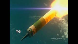 Animated Flight Sequence of a Minuteman III ICBM  Produced by Northrop Grumman 2007 [upl. by Eneluqcaj]