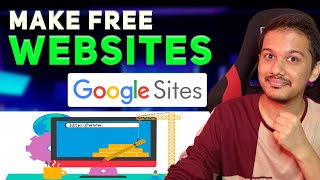 How to Make Free Websites With Google Sites  Hindi [upl. by Corabel]