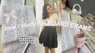 BOARD EXAM STUDY VLOG 🧸ྀི english board exam study with me ⋆˚ cbse class 12 commerce [upl. by Selie]