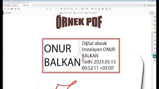 Acrobat ile pdf imzalama nasıl yapılır EİMZATR [upl. by Onaicnop]