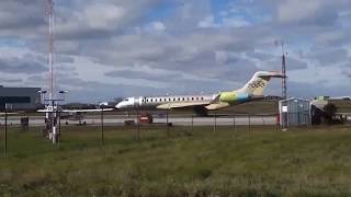 Bombardier Global 7500 First Flight Complete Video [upl. by Arden436]