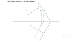 Plano perpendicular a recta y pasa por un punto determinado [upl. by Innes]