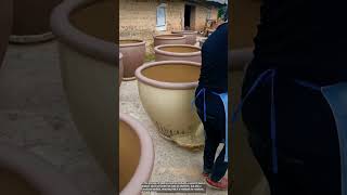 Secrets of glazing a large ceramic pot [upl. by Elades940]