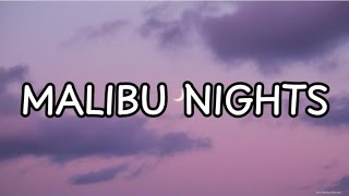 LANY  Malibu Nights Lyrics lyricvideo songlyrics [upl. by Cyb]