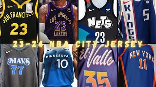 NBA City Jersey  20232024 Season [upl. by Almena]