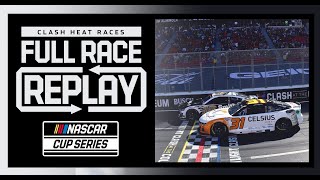 Full Heat Races Busch Light Clash at the LA Coliseum  NASCAR Cup Series Full Race Replay [upl. by Diamond]