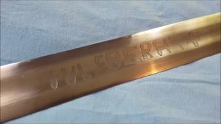 Windlass Steelcrafts Ulfberht Sword review [upl. by Cartan]