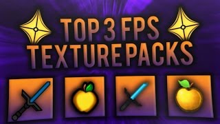 Minecraft Top 3 FPS Texture Packs  FPS BOOST 1000 FPS [upl. by Ellivro]