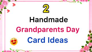 2 Grandparents Day Craft Ideas  Grandparents Day Messages  Happy Grandparents Day  Paper Craft [upl. by Jegar]