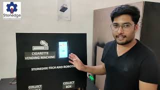 Cigarette Vending Machine Prototype  Stonedge Technologies and Robotics India Pvt Ltd [upl. by Aleacin]