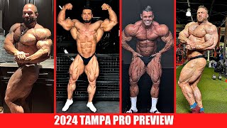 2024 Tampa Pro Preview 2 Days Out Physique Updates Open Bodybuilding [upl. by Milzie]