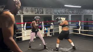 CLARESSA SHIELDS INTENSE SPARRING VS TROLL [upl. by Haleehs]