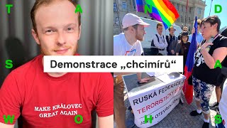 Na demonstraci Rajchla to smrdělo pivem měl jsem ukrajinskou a LGBT vlajku říká Debatní deník [upl. by Dulcie]