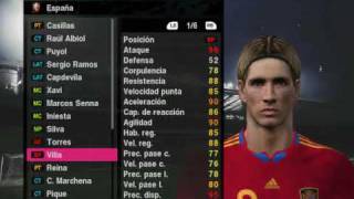 PES 2010 SPAIN NEW KIT SOUTH AFRICA 2010 EXCLUSIVE [upl. by Olrak357]