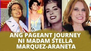 ANG PAGEANT JOURNEY NI MADAM STELLA ARANETA  MISS INTERNATIONAL 1960  MISS UNIVERSE 1960 TOP 15 [upl. by Akerahs692]