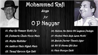 Mohammad Rafi Sings for O P Nayyar  Melodious Solos [upl. by Anirod734]