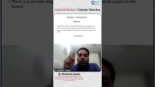 Colon And Rectum Colonic Volvulus By DrShailesh Gupta conceptualsurgery [upl. by Aneahs919]