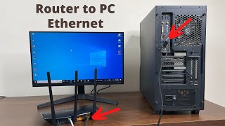 How to Connect Ethernet Cable to PC and Setup [upl. by Enyamrahs]