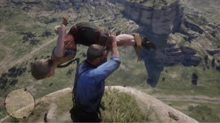 Red Dead Redemption 2  Euphoria Ragdoll Physics 3  Ragdoll Compilation [upl. by Nwahsak]