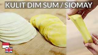 LENTUR amp ANTI Sobek Resep Kulit Dimsum  Siomay DUA Bahan Cukup 100 Sukses [upl. by Atteuqnas341]