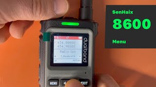 Senhaix 8600 Full menu demonstration [upl. by Lundquist868]