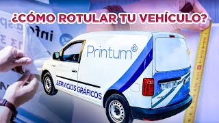 ¿Cómo rotular tu vehículo Colocar vinilo de corte PASO A PASO 🚗✔ [upl. by Hamnet]