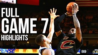 Warriors vs Cavaliers Game 7 NBA Finals  061916 Full Highlights [upl. by Adirf]