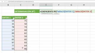 ðŸ“ŠâŽ FUNCIÃ“N COEFICIENTE DE DETERMINACIÃ“N  Trucos Excel  34 [upl. by Ostap806]