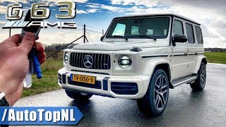 2019 MercedesAMG G63 REVIEW POV Test Drive on AUTOBAHN amp ROAD by AutoTopNL [upl. by Eulalee]