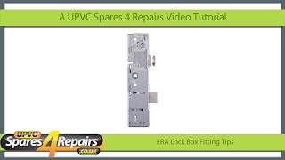 ERA Door Lock Box Fitting Tips [upl. by Harv]